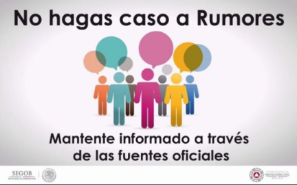 Presidencia llama a hacer caso omiso a rumores