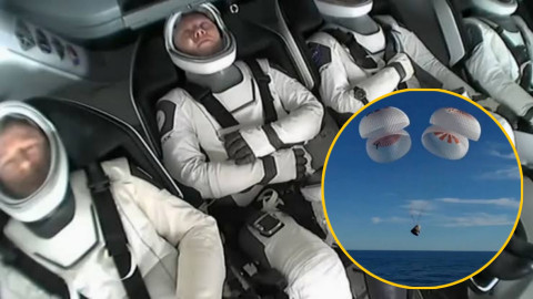 Astronautas de la EEI regresan a la tierra después de 9 meses varados en el espacio