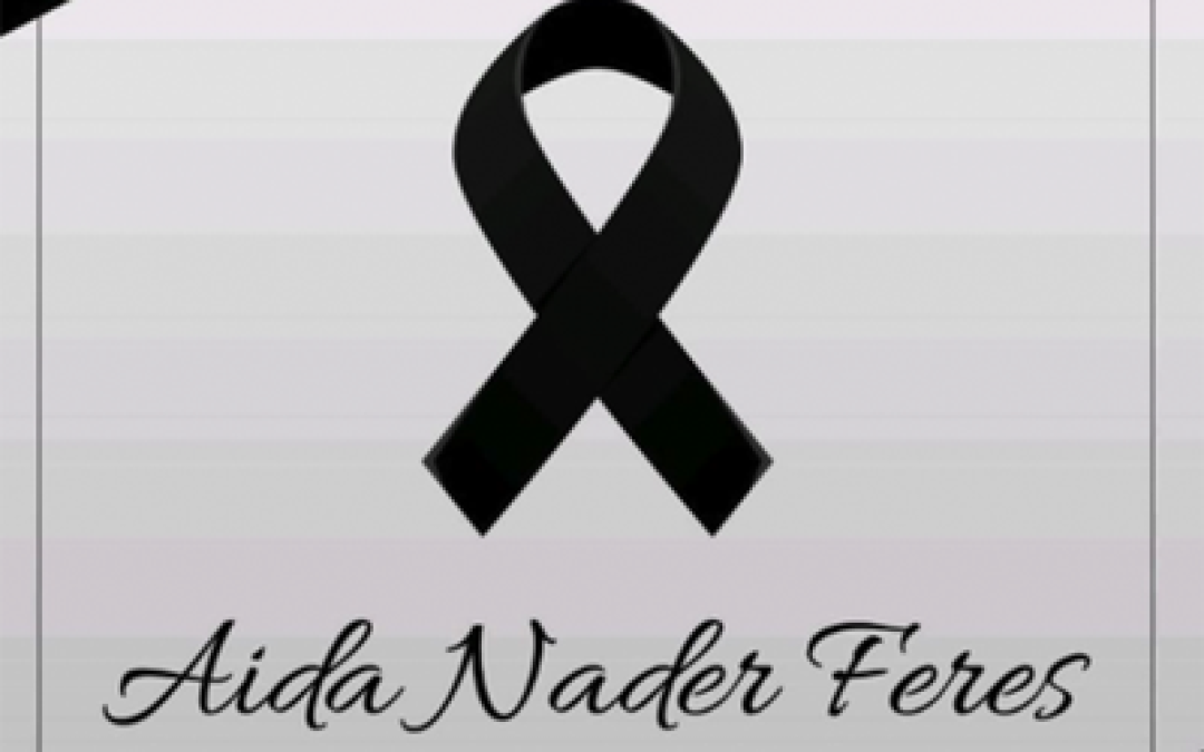 Este martes se realizará misa en memoria de Aida Nader Feres