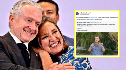 Acepta Santiago Creel oferta de Xóchitl Gálvez; 'Iremos juntos'