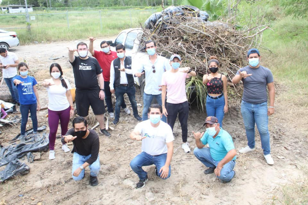 Embajadores jóvenes TAM llevan a cabo intensa jornada de limpieza en Ciudad Madero