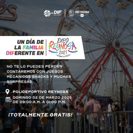 Invita Alcalde Carlos Peña Ortiz a celebrar el Día de la Familia en la Expo Reynosa 2025