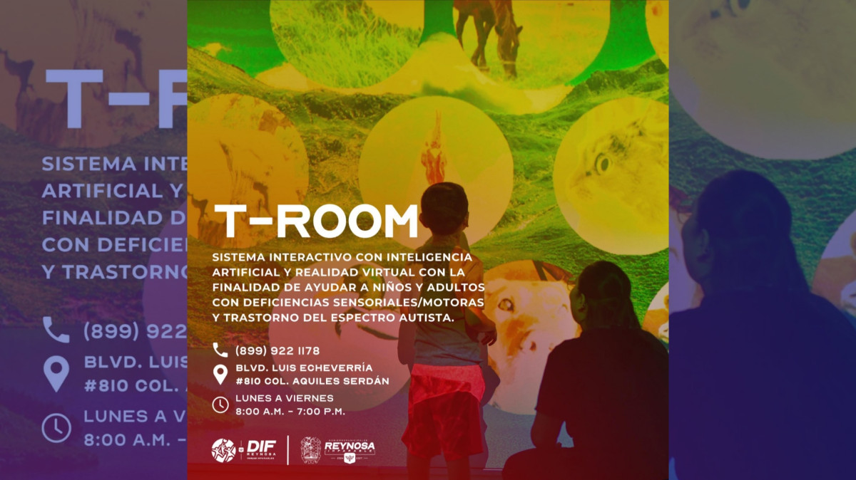 Impulsa DIF Reynosa la inclusión con servicio de T-Room