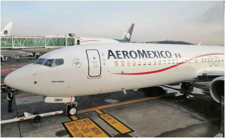  Aeroméxico para 19 aviones 737 Max-9 por fallas tras vuelo de Alaska Airlines