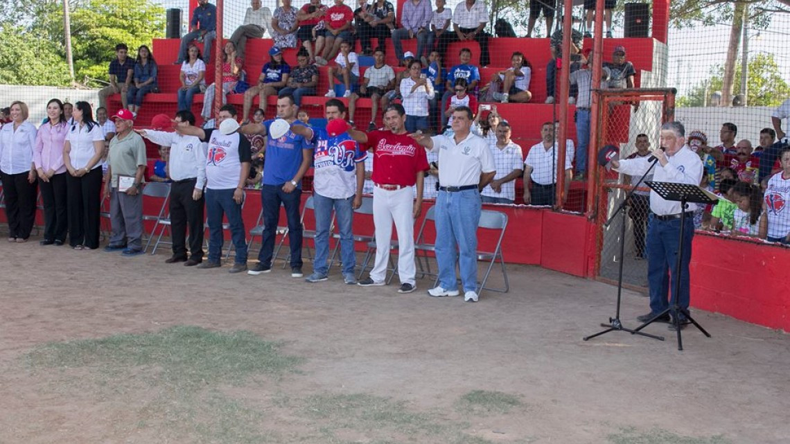 Inauguran Torneo Distrital de Béisbol