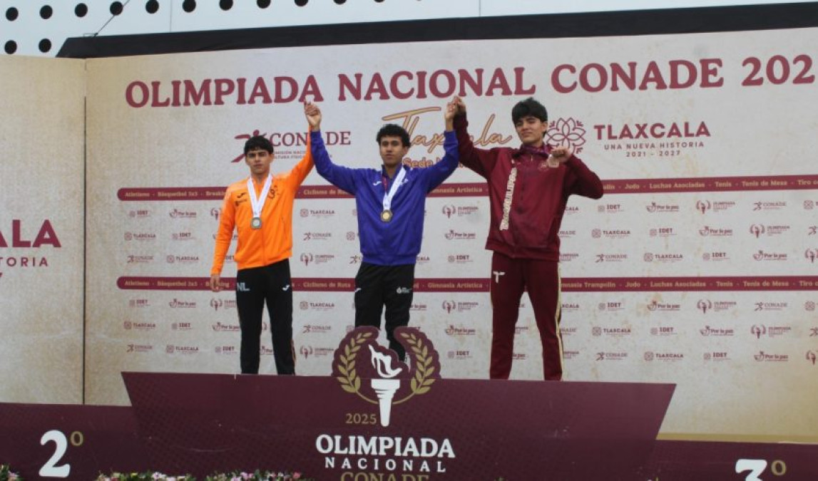 Oro y bronces para Tamaulipas en el arranque del atletismo de la Olimpiada Nacional 2025