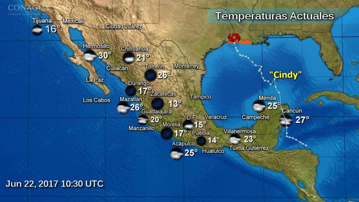 Pronostican vientos superiores a 50 kilómetros en varios estados
