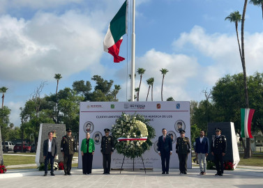 Conmemoran 177 aniversario de los Niños Héroes de Chapultepec