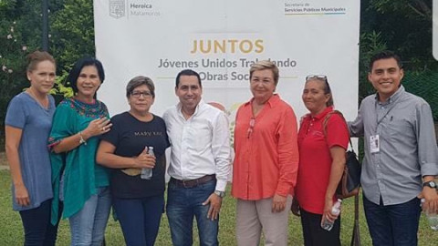 Avanza el rescate de espacios públicos en Matamoros