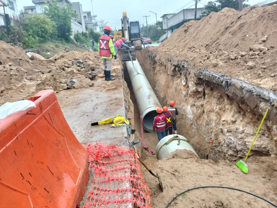 Rehabilita Obras Públicas red de agua potable en Ciudad Madero