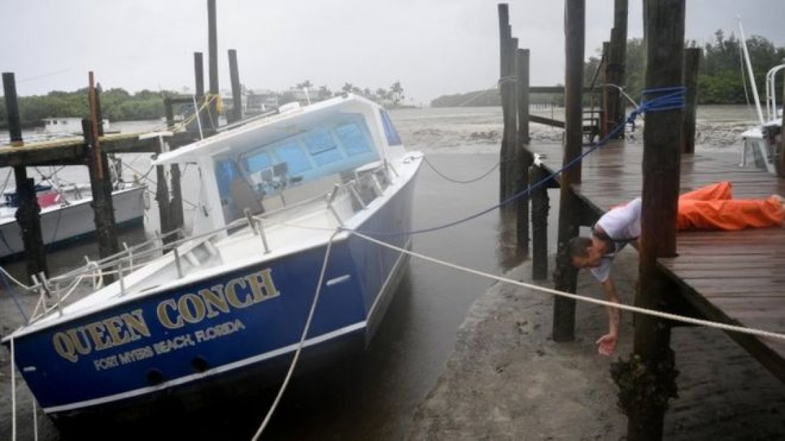 El mar se fue con la llegada de Irma