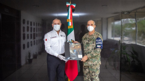 Alcalde de Madero refuerza alianza con autoridades de la Primera Zona Naval