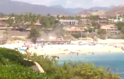 Se registra balacera en playa de Los Cabos