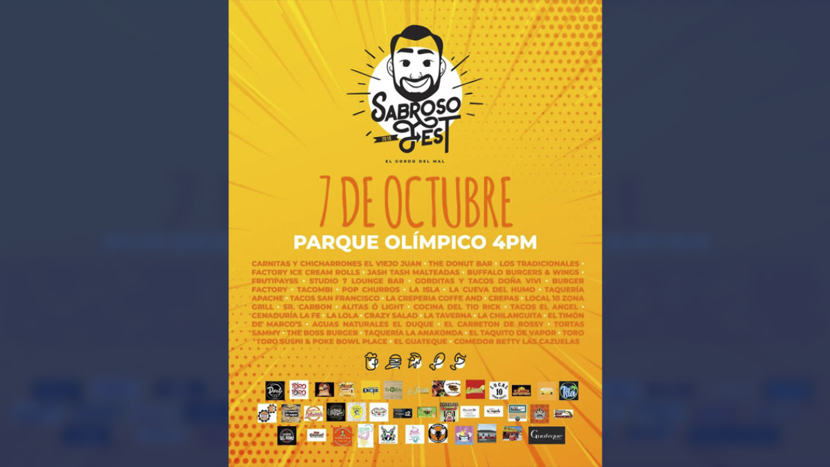 Anuncian el sabroso fest 