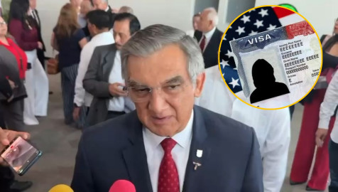 Niega Gobernador haber sido notificado por EU sobre retiro de visa