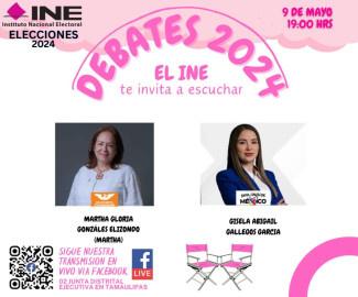 Candidatas a diputadas federales debatirán este jueves