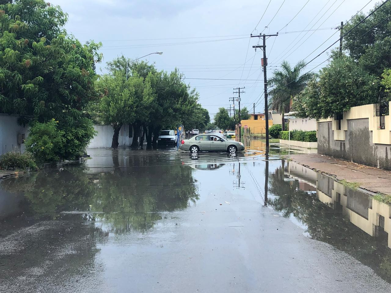 Lluvias dejan inundaciones en Matamoros 