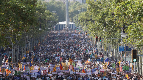 Barcelona levanta la voz contra el terrorismo