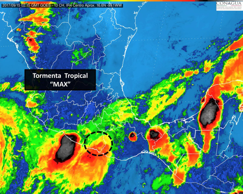 Max sigue en Guerrero y se debilita rápidamente