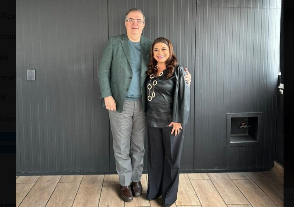 Reaparece Ebrard apoyando a precandidata morenista, pero no es Sheinbaum