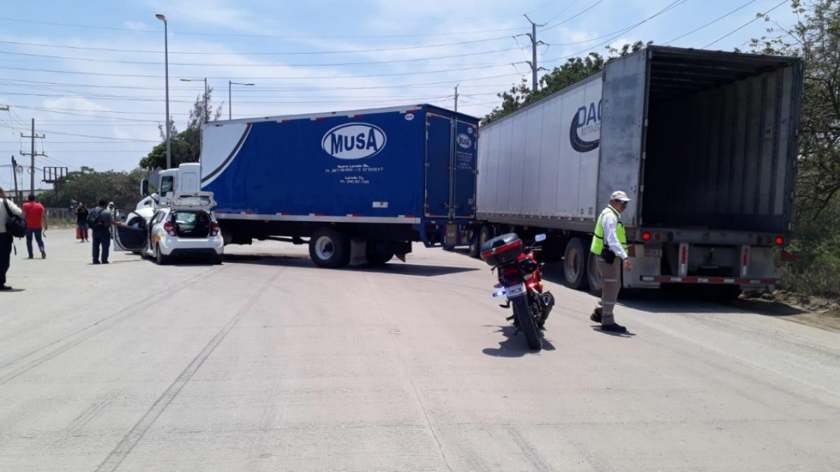 Exceso de velocidad, causa de fuerte choque