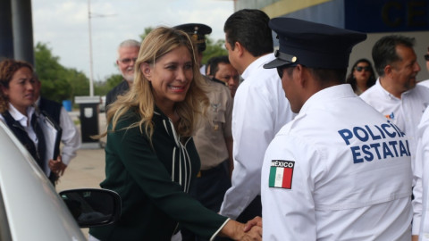 Reconoce Alcaldesa esfuerzo del Gobernador por la seguridad
