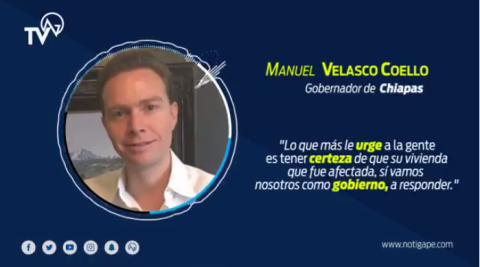 Tenemos que conseguir los recursos para responderle a la gente: Manuel Velasco