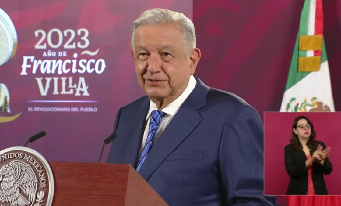 AMLO celebra que ya llegó el agua a Monterrey