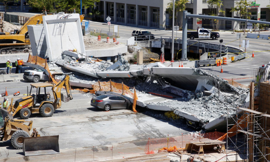 Primer demanda por derrumbe de puente en Miami