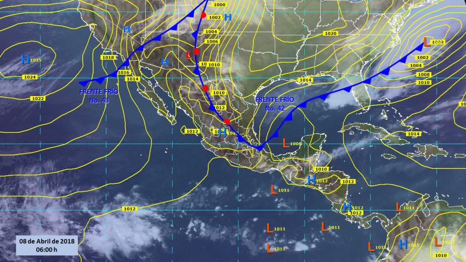Tormentas puntuales en el norte y occidente