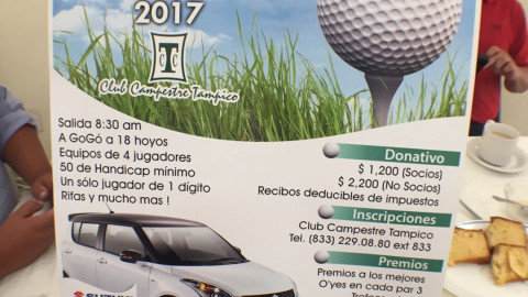 Invitan Asociación Alzheimer a su torneo anual de golf 