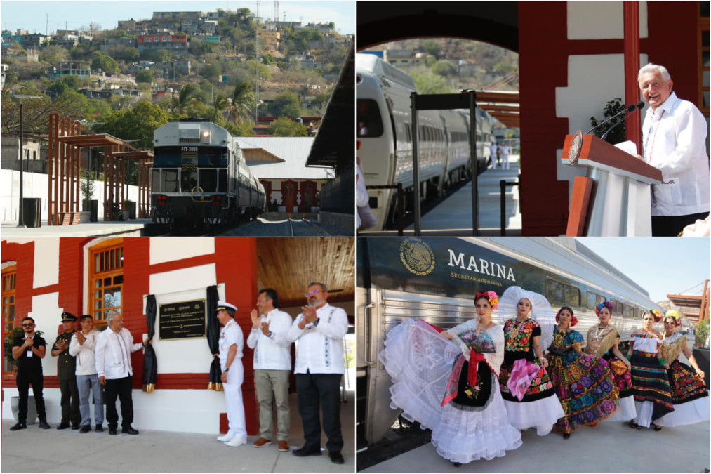 Inaugura AMLO primer tramo de Tren Interoceánico