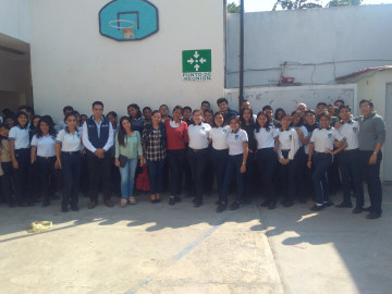 Jóvenes Tamaulipas imparte plática sobre “violencia de género” a estudiantes de Altamira