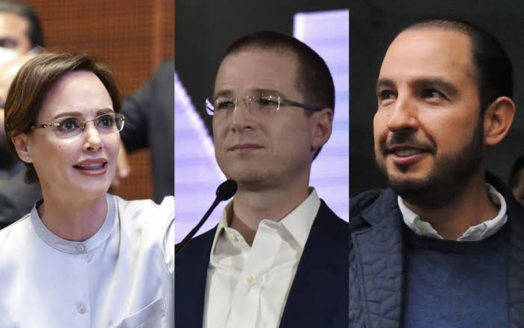 Marko Cortés, Ricardo Anaya y Téllez, encabezan lista pluris del PAN al senado