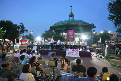 Concierto y danzón encienden los festejos por el 177 aniversario de Nuevo Laredo