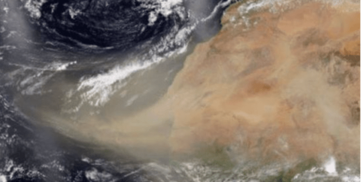 Hoy entra nueva nube de polvo del Sahara a México
