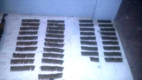  Policía Estatal asegura armas largas, cartuchos útiles y cargadores