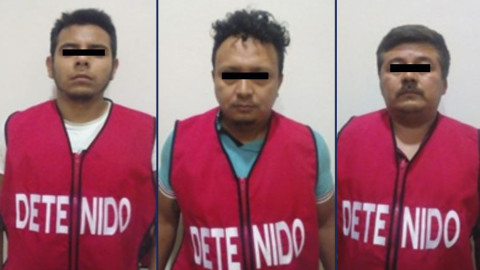 Detienen a tres implicados por secuestro agravado