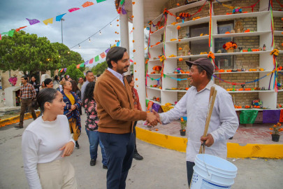 Recorrió Carlos Peña Ortiz área de panteones