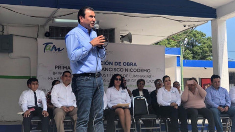 Con recursos del Fonden equipan y reparan escuelas afectadas por inundaciones en 2016